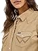 Wrangler womens Long Sleeve Western Snap Work Shirt Blouse, Rawhide, X-Small US