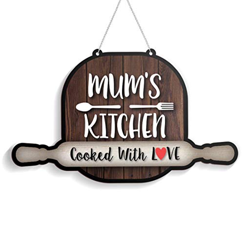Image of 100yellow Mum's Kitchen Wall /Door Hanging | Multicolor| 7x11 Inches