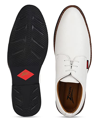Image of Zixer Synthetic Leather Mens Formal Shoes || Office Formal Shoes Men Stylish|| Formal Shoes for Men Patent Leather Lace Up Party Formal Shoe