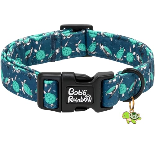 Collier pour chien réglable et durable à boucle rapide bleue - 2