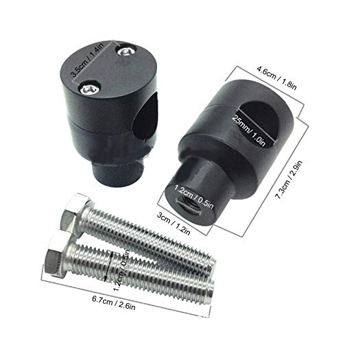 Pince de serrage de guidon de moto 25mm pour corriger la posture