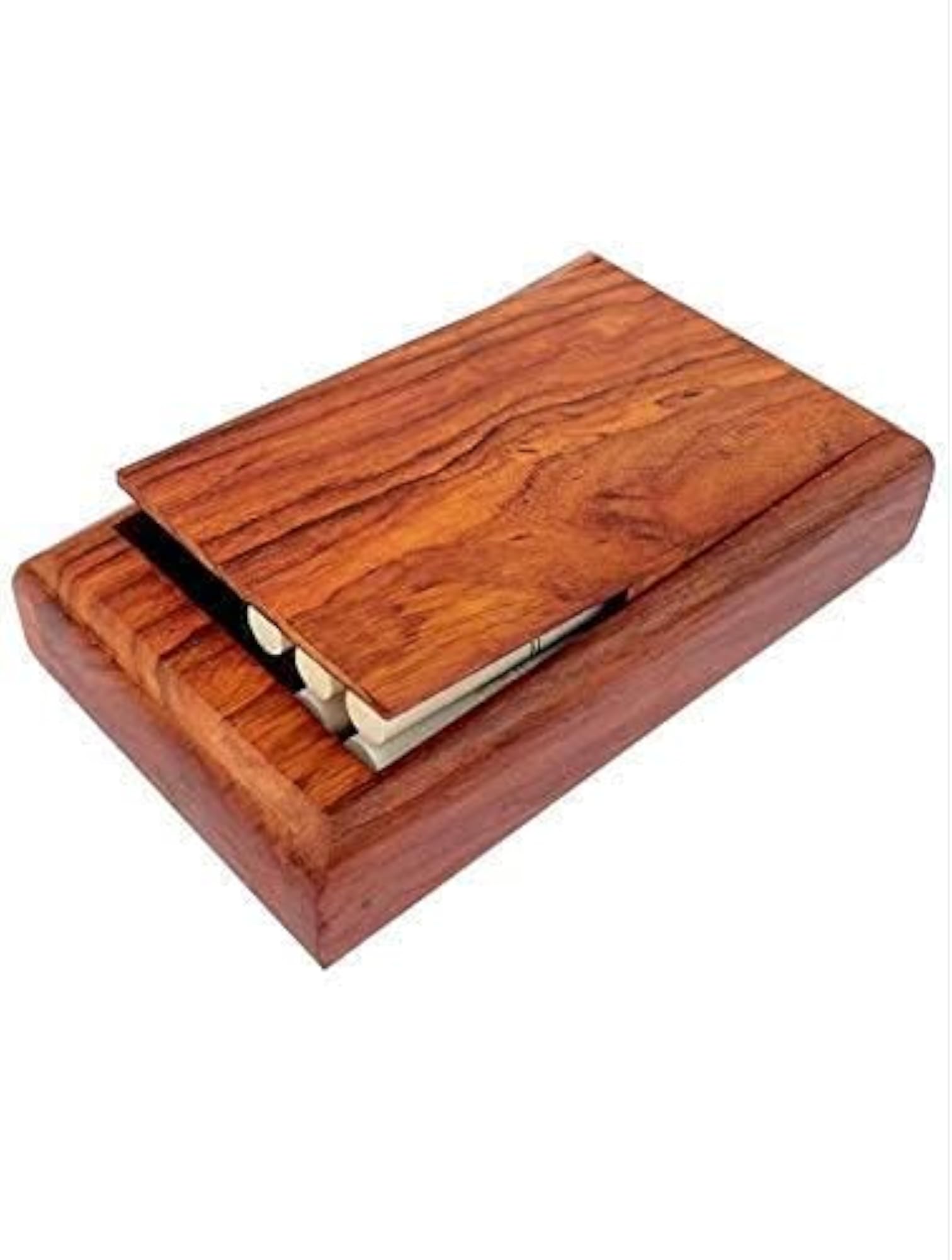 Wooden Cigarette Storage Organizer, Stylish Holder