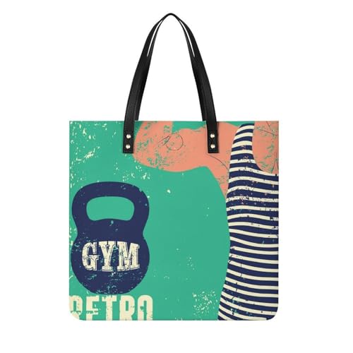 Sac à main shopper gym femmes chic grand format 39x39cm