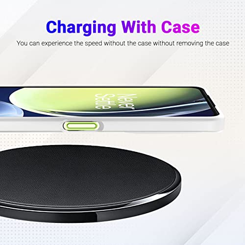 Image of LIRAMARK Liquid Silicone Soft Back Cover Case for OnePlus Nord CE 3 Lite 5G / 1+Nord CE 3 Lite 5G (White)