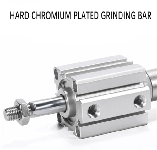 Vérin pneumatique SDAJ80mm piston double action compact outil course 25mm - 7