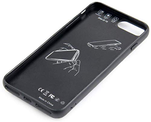Bangting Handheld Game Console Phone case with 2 Game Screen Protector - Retro 3D Phone Protective case with 36 Classic Game - Video Game Phone Case Compatible with iPhone (White, iPhone 6/6S/7/8)