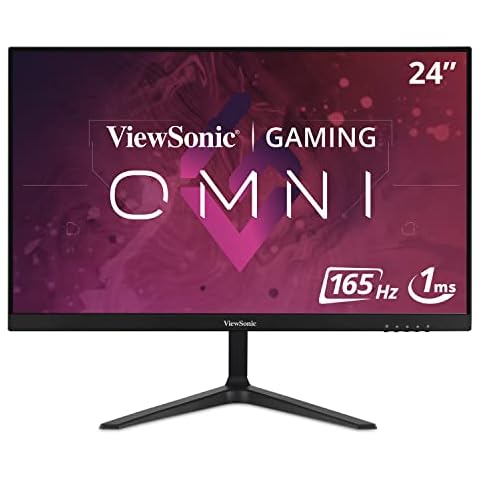 ViewSonic VX2718-P-MHD 27-inch 1080p HD Gaming Monitor, 165Hz, 1ms, Dual Integrated Speakers, Adaptive Sync, DisplayPort, 2x HDMI, for Home Entertainment and Gaming Cover