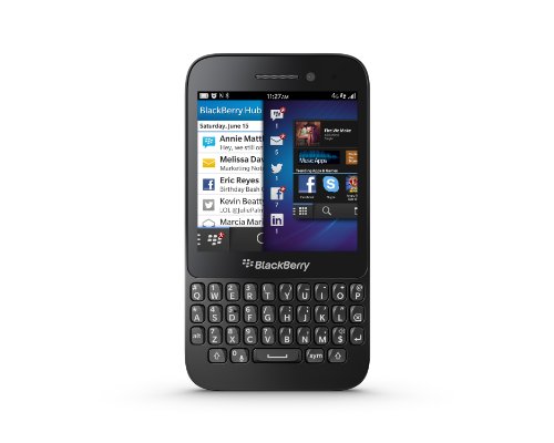 UNLOCKED Blackberry Q5 GSM Quad-Band Smartphone, BLACK, SQR100-1 2G GSM 850/900/1800/1900MHZ, 3G UMTS 800/850/1700/1900/2100MHZ, 4G LTE 700/850/1700/1900/2100MHZ