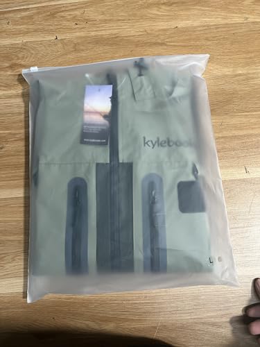 Kylebooker Fly Fishing Wading Jacket Outdoor Activities Waterproof Wader Jackets for Men and Women(XL,Gray) - Image 10