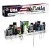 Pit Posse All Purpose Shelf Aluminum Enclosed Race Trailer Shop Garage Storage Organizer (Silver)