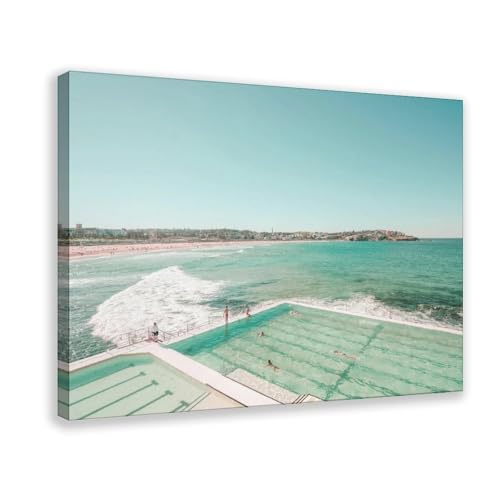 Impression sur toile Bondi Beach, décoration murale d'art marin d'Australie