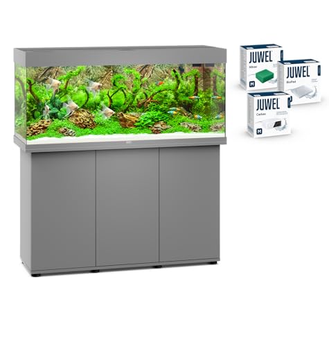 JUWEL Aquarium Rio 240 Kombination Grau Premium-Bundle