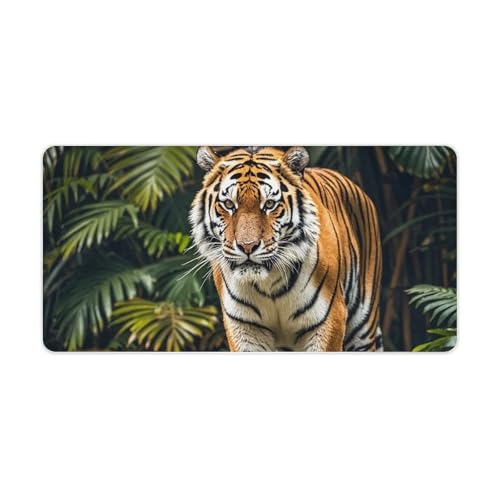Tapis de souris de jeu tigre jungle pour aménager votre bureau de télétravail