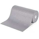 Nuanchu Yoga Mat Roll 24 inch Width, 4mm Thick Non Slip Exercise Mat, Large Anti Tear Gym Flooring for Home Workout, Fitness, Senior Dog Floor Protection(Grey,50ft)