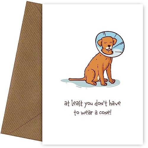 Funny Get Well Soon Cards for Women and Men - Welcome Home from Hospital after Operation