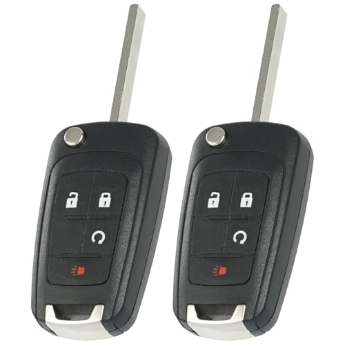 MechanMagic Key Fob Replacement Fits for Chevrolet Equinox 2010-2019 Impala 2016-2019 Sonic 2012-2017 Buick Encore 2014-2018 GMC Terrain 2010-2021 Keyless Entry Remote Control OHT01060512 V2T01060512