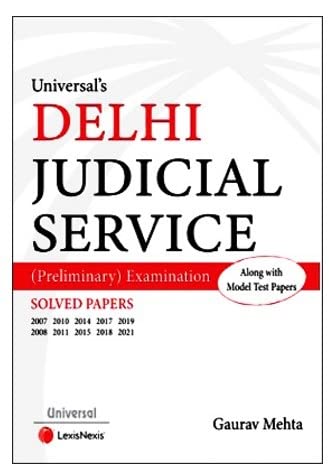 Universal’s Delhi Judicial Service (Preliminary) Examination Solved Papers