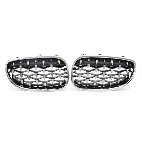 Grille calandre couverture BMW E60 Série 5 design diamant et ajustement millimétré