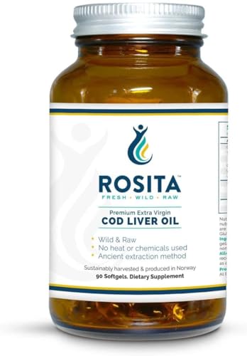 Rosita Extra Virgin Dorschleberöl EVCLO Softgelkapseln 90er Jahre