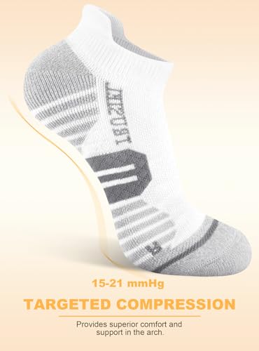 Image of Trusiel Women Ankle Compression Athletic Running Socks Low Cut 5 Pairs
