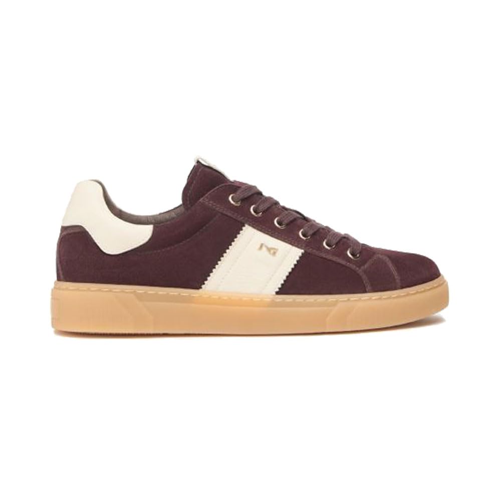Nero Giardini I514151D Sneakers Donna in Suede E Pelle - Bordo' 40 EU