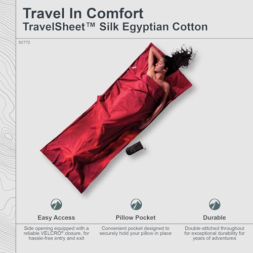 COCOON Silk/Egyptian Cotton TravelSheet miniatura 2