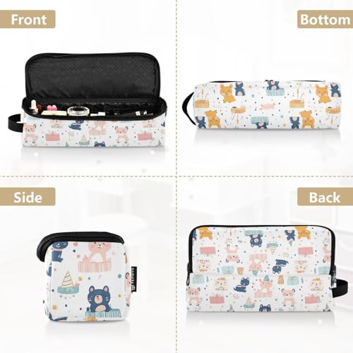 Bolsa de viaje para herramientas de pelo con estampado de animales, resistente al calor, para planchas, rizadores y accesorios de cuidado capilar miniatura 5