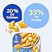 Gerber Toddler Food, Pasta Shells & Cheese, Mealtime for Toddler, 6PK