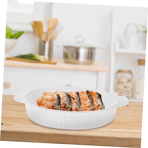 Plat à four céramique POPETPOP à double anses pour cuisson quotidienne - 8