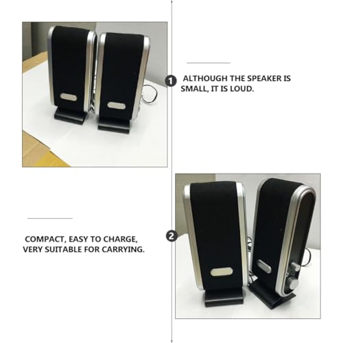 Altavoces de computadora USB portátil compacto altavoz de plástico para PC de escritorio 7