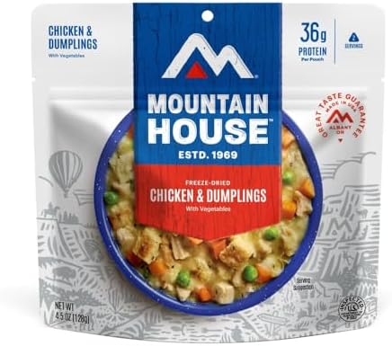 Mountain House Freeze-Dried Dinner Entree | Backpacking Meals for Camping and Hiking, 2 Servings, 30-Year Shelf-Life, 1-Pack
