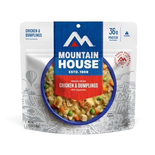 Mountain House Chicken & Dumplings | Freeze Dried Backpacking & Camping Food |2 Servings