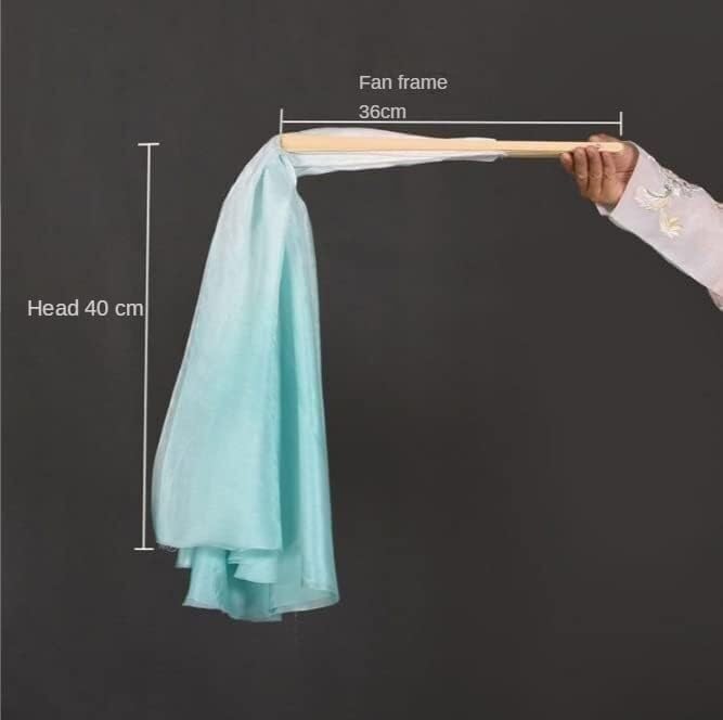 Éventail de Danse en Soie Multicolore 76 cm pour Chorégraphies Fluides - 5