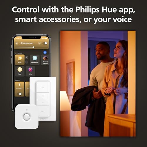 Image of Philips Hue Datura Smart Ceiling Panel (Square 23.62in x 23.62in) White & Color Light, Bluetooth Compatible, Voice Control with Alexa, Apple Home & Google Assistant