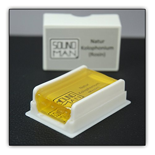 3 x Kolophonium Soundman® für Geige, Bratsche, Cello, Kontrabass - Rosin Kolofonium Violine Viola (3 große Barren)