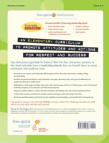 Building Everyday Leadership in All Kids: An Elementary Curriculum to Promote Attitudes and Actions for Respect and Success (Free Spirit Professional(r)) - Image 2