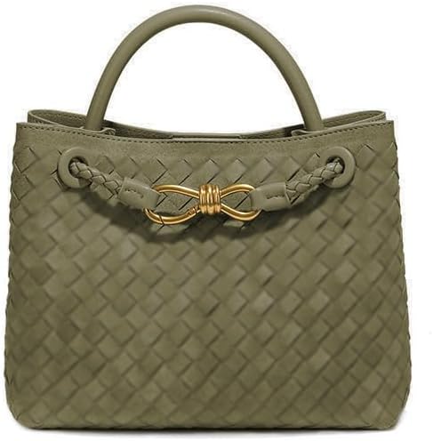 Suede Woven Tote Bag for Women PU Leather Crossbody Bag Shoulder Bag Casual Handbag Satchel for Work Travel 2025