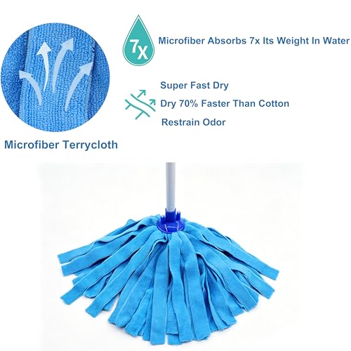 Balai serpillère microfibre haute absorption lavable en machine