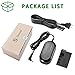 Gonine LP-E8 Dummy Battery ACK-E8 Power Supply DR-E8 DC Coupler AC Adapter kit for Canon EOS Rebel T5i T4i T3i T2i, Kiss X6i X7i X5 X4, 700D 650D 600D 550D Cameras.