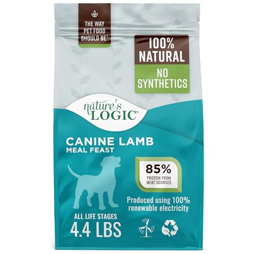 Image of NEIKO Nature's Logic Dry Dog Food - Lamb Meal Feast Dry Kibble, 4.4 lb