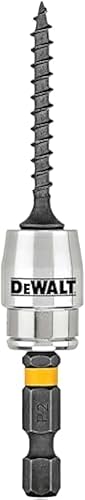 DEWALT FlexTorq Magnetic Bit Holder, Impact Ready, 2-Inch (DWA2SLVIR)
