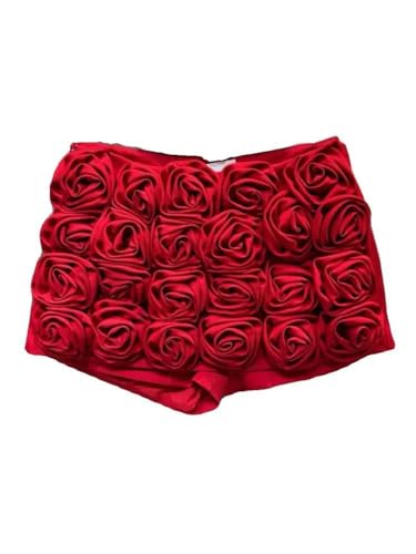 Women's Skirts with Flowers Slim High Waist Wrap Hip Female Mini Skirts2