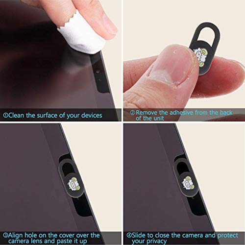 Mobestech 12Pcs Chinese Zodiac Animal Tampa Da Câmera Kit Tampa Slide Bloqueador Do Zodíaco Chinês A