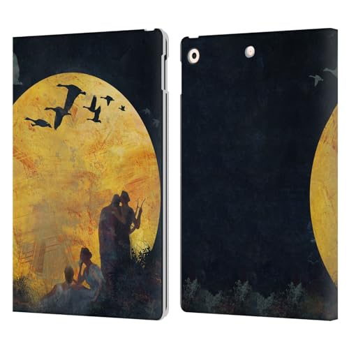 Coque portefeuille iPad 10.2 Lune 2 Dieu avec support et porte-cartes