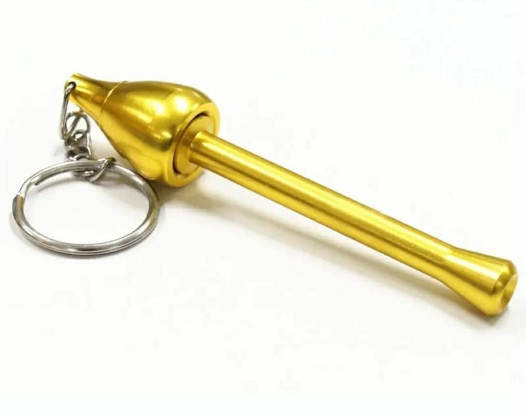 Aum Shakti Creation Portable Metal Pipe Creative Pocket Smoking Pipe Smoking Cigar Filter