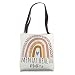 Mental Health Matters Boho Leopard Rainbow Self Care Tote Bag