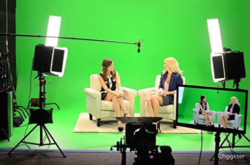 VTS 9X30 ft Background Lekera Backdrop, Photo Studio, Collapsible High Density Screen for Video Photography and Television-Green (9 x30Feet)
