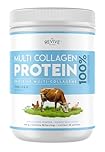 Multi Collagen Peptides Protein Powder - 454g - Types I, II & III - Grass Fed Bovine, Wild Caught Marine & Free Range Chicken. by Revive Naturals
