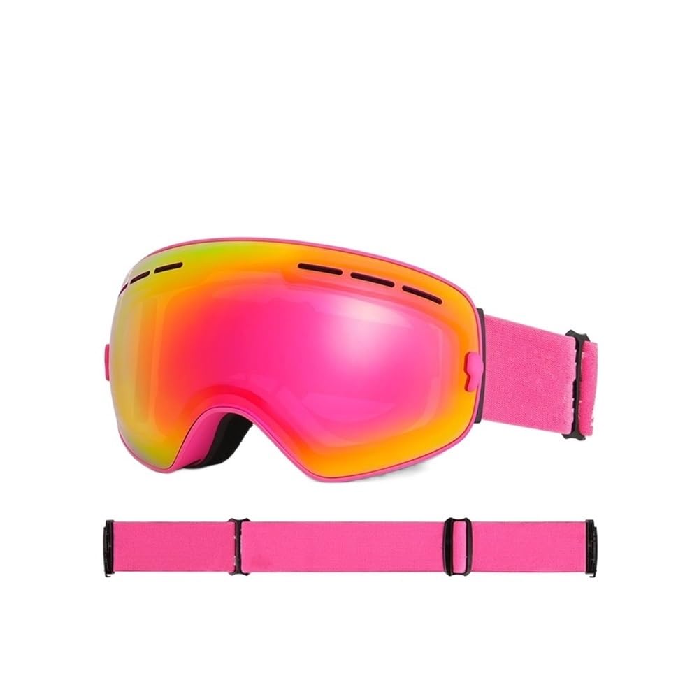 VCLUST Occhiali Moto Per Lo Sci Protezione UV400 Sci Occhiali Da Neve Occhiali Da Sci Uomo Donna Occhiali Da Snowboard Occhiali Maschera Da Sci Antiappannamento (Color : 7)