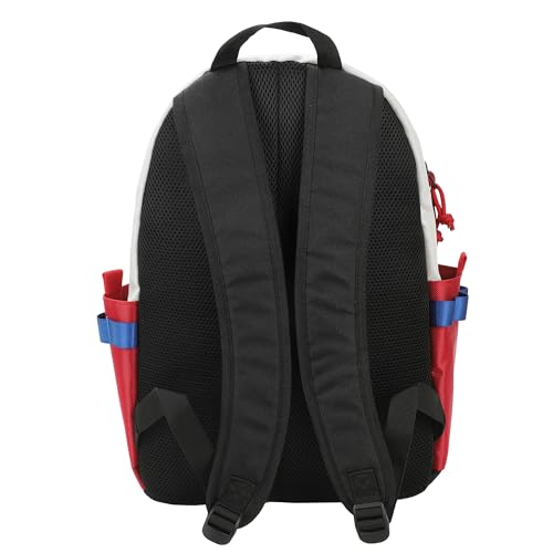 Super Mario Bros Mario Jump Pose 19\" White Backpack